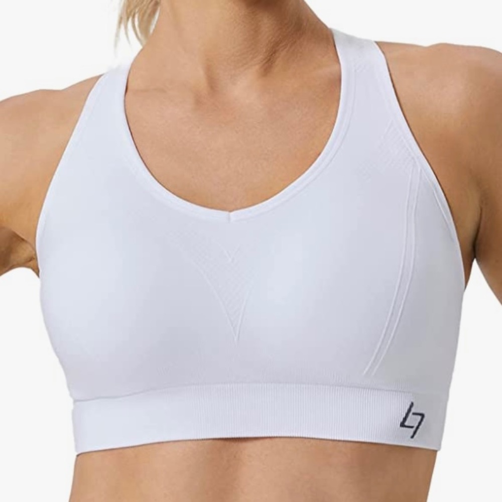 Fittin • Racerback Padded Seamless High Impact Sports Bra